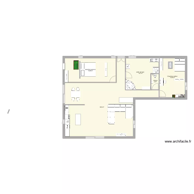 plan de maison. Plan de 