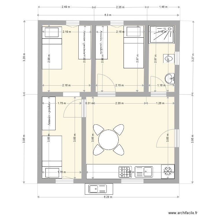 léna6 . Plan de 0 pièce et 0 m2