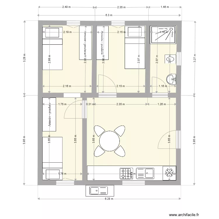 l&eacute;na6 . Plan de 