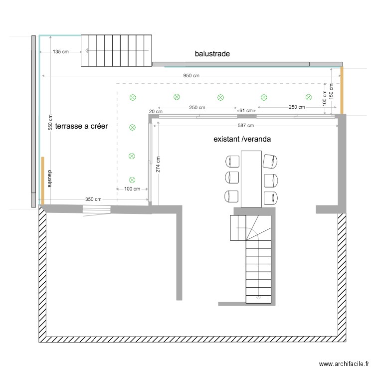 PROJET EXTENSION STE MARIE AUX CHENES 1. Plan de 0 pièce et 0 m2