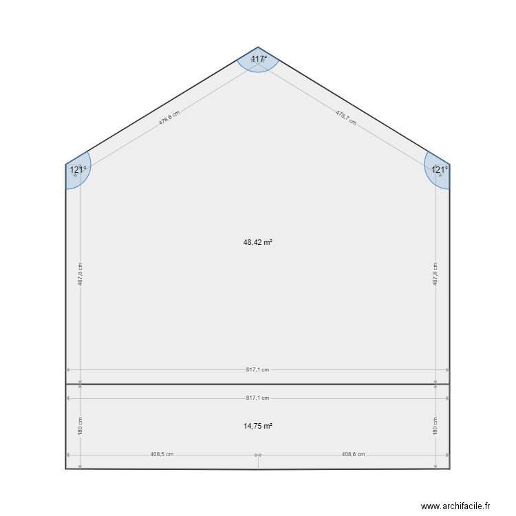 MUR MAISON ST GEN. Plan de 0 pièce et 0 m2