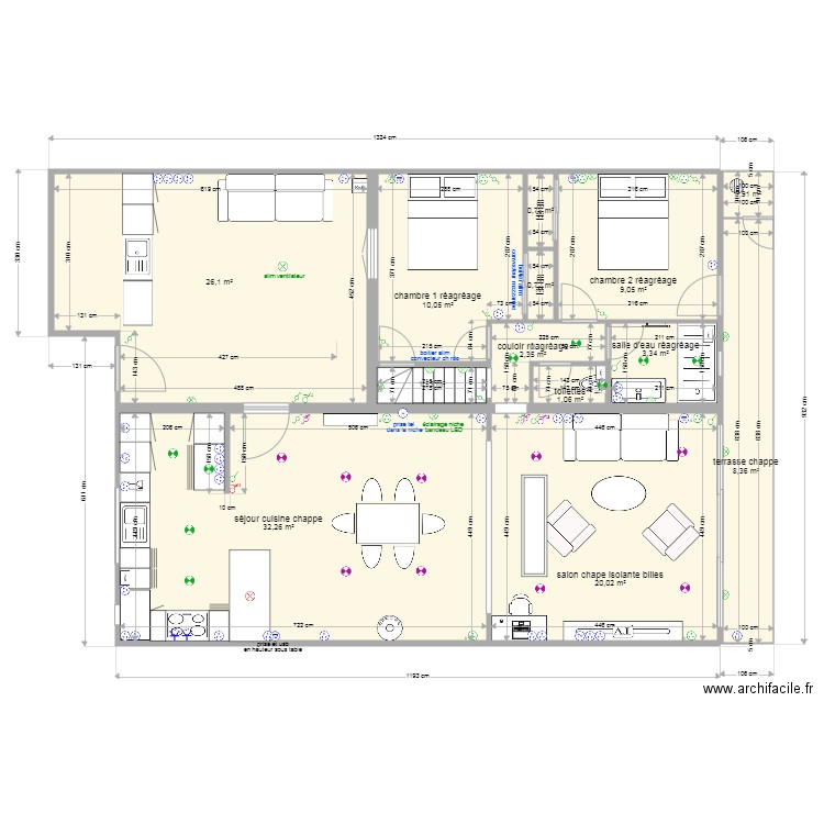 leonard. Plan de 0 pièce et 0 m2