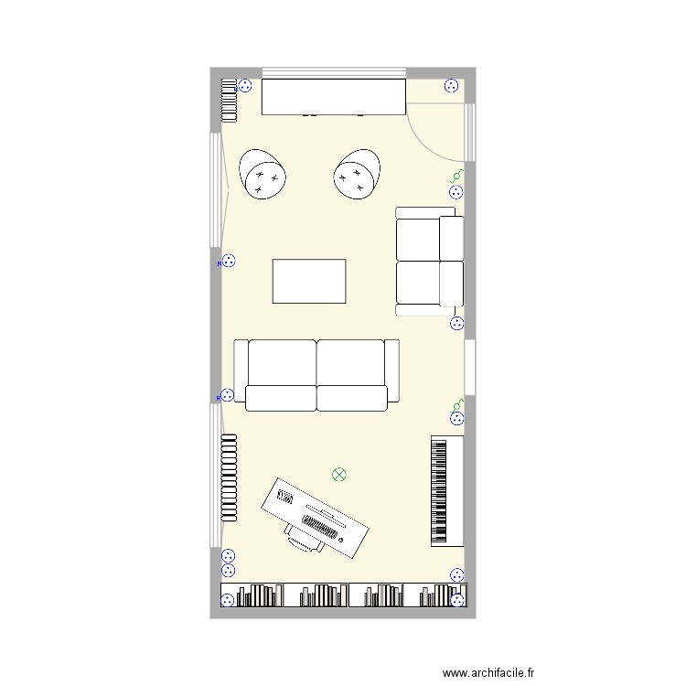 Salon PARAME V1. Plan de 0 pièce et 0 m2