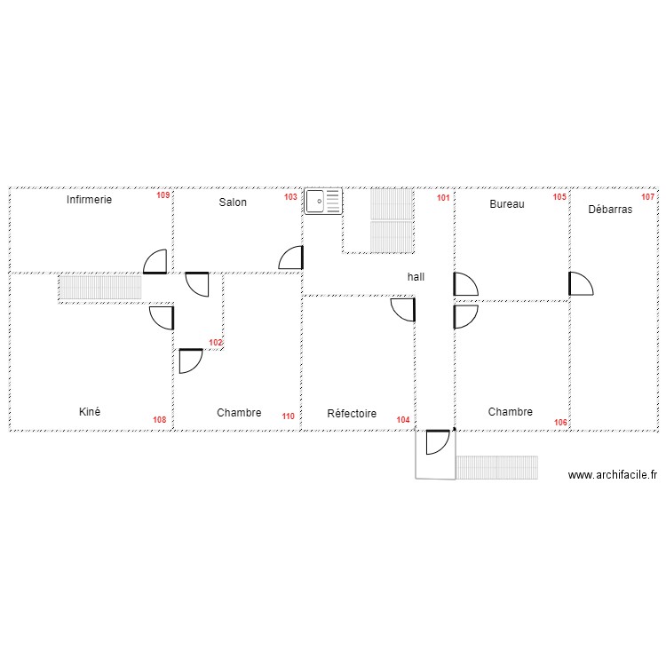 ERE A premier épuré. Plan de 0 pièce et 0 m2