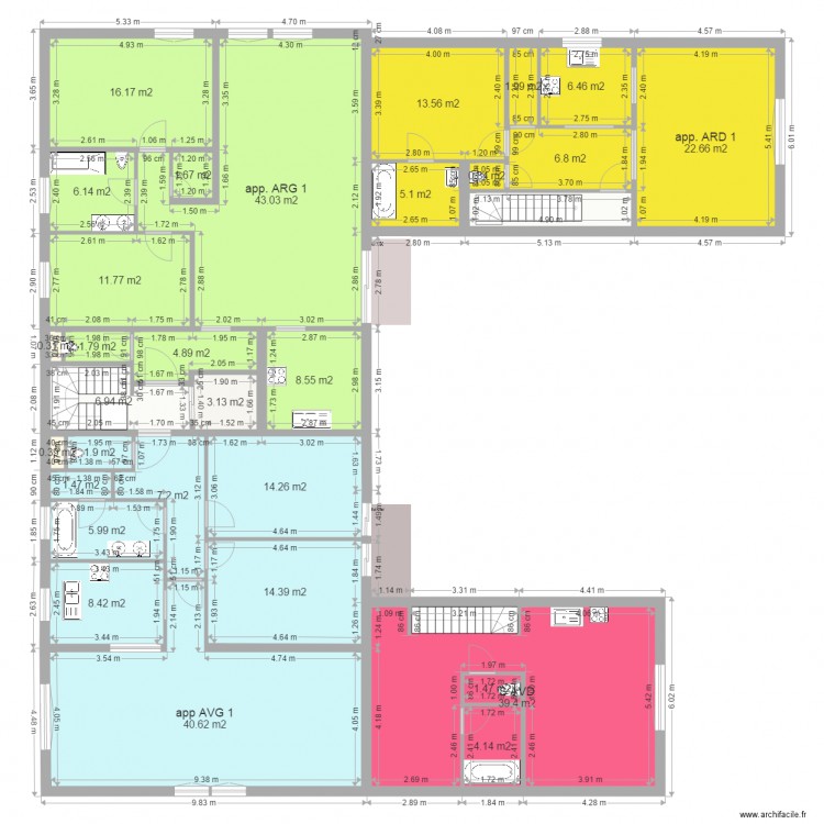 Lasne 1 er. Plan de 0 pièce et 0 m2