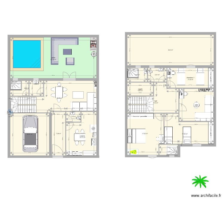 plan 135 m2 bis. Plan de 0 pièce et 0 m2