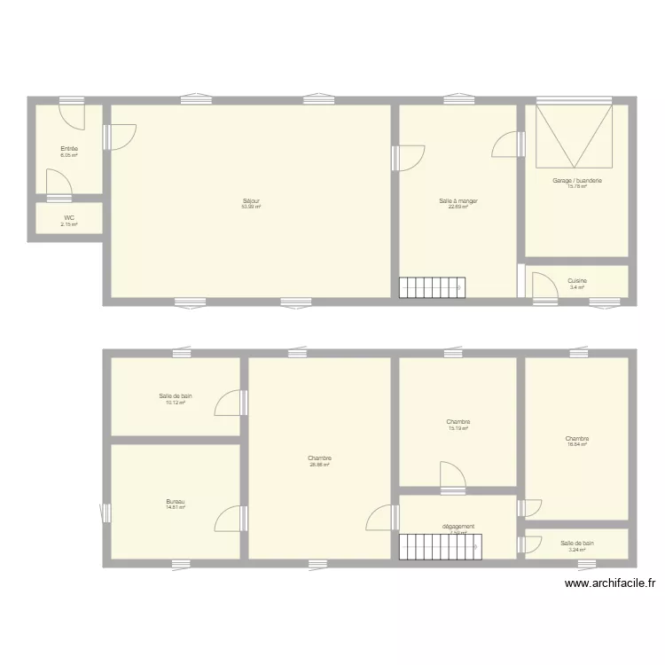 beuvaden. Plan de 