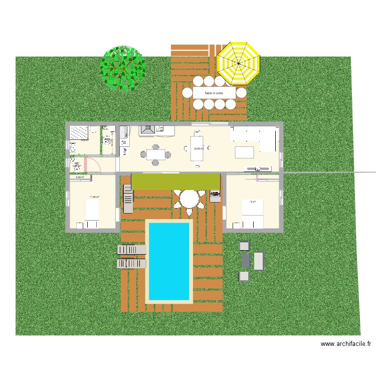 essai tiny house. Plan de 0 pièce et 0 m2