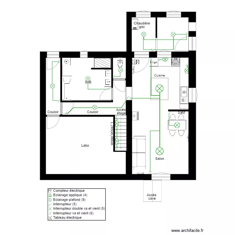 Permis St&eacute;phanie et Killian elec. Plan de 
