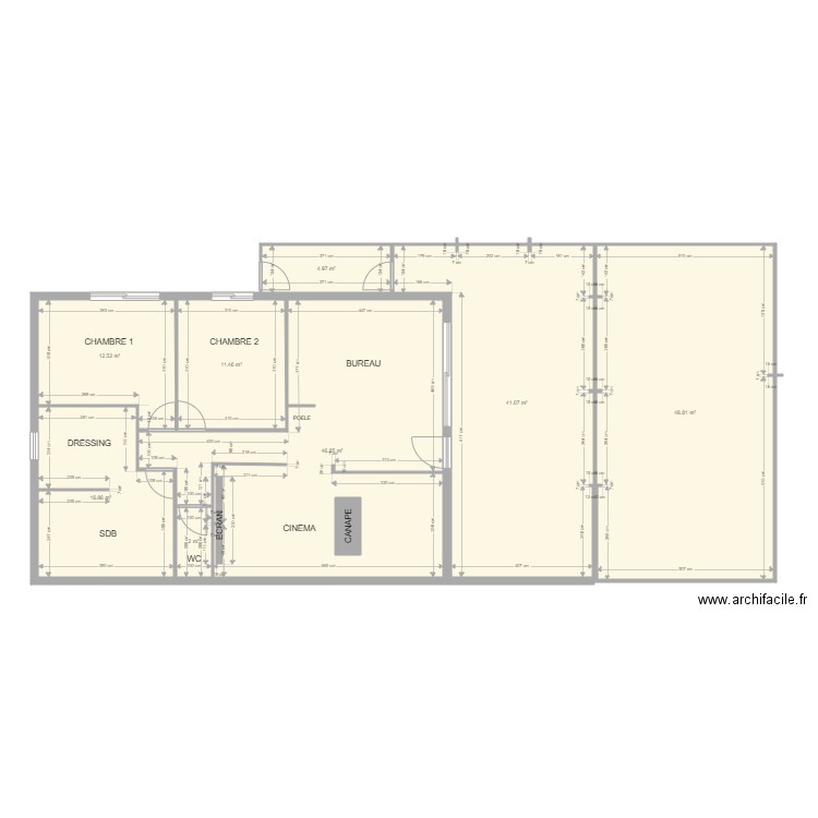 perso projet. Plan de 0 pièce et 0 m2