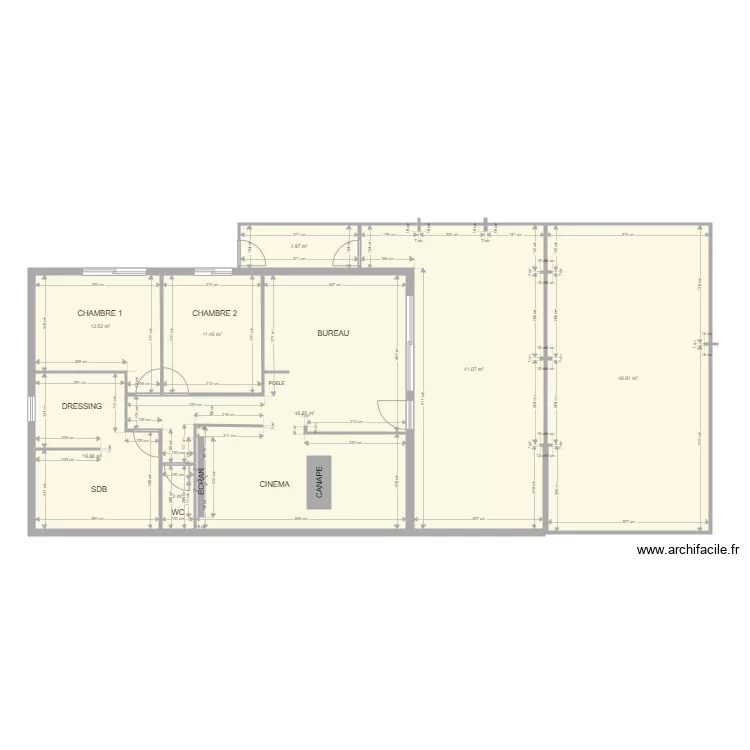 perso projet. Plan de 