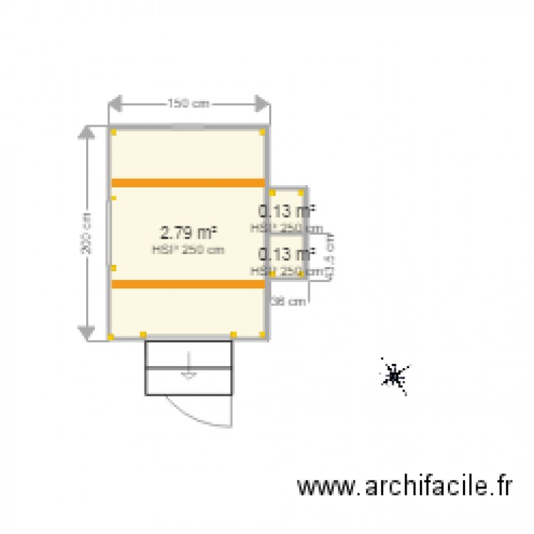 poulailler. Plan de 0 pièce et 0 m2