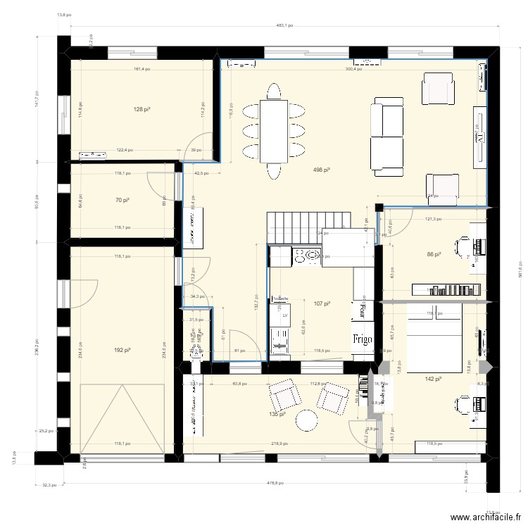 RDC G Sept 26. Plan de 0 pièce et 0 m2