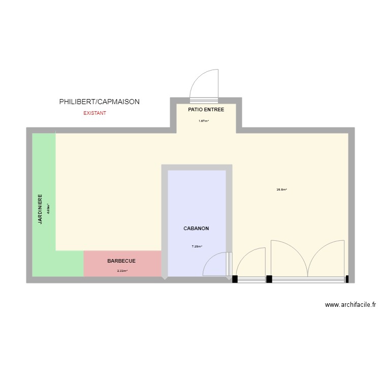 PHILIBERT. Plan de 0 pièce et 0 m2