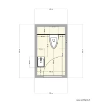 PLAN WC pose carrelage