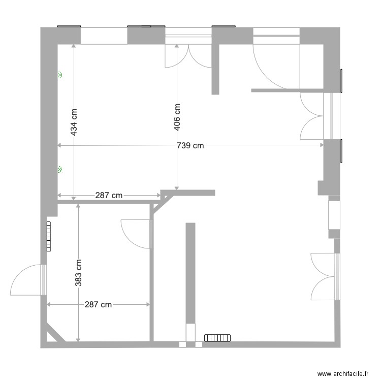 RDC Cedres 4 raw. Plan de 0 pièce et 0 m2