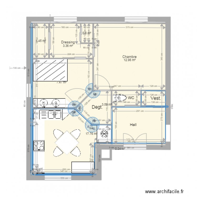 Valla Projet. Plan de 0 pièce et 0 m2