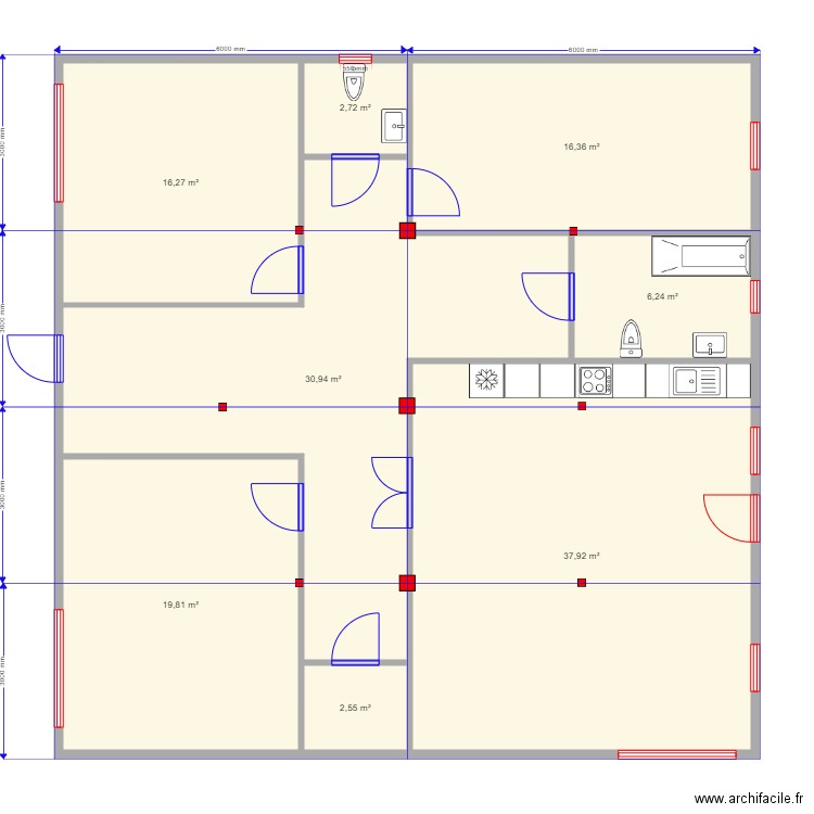 Individual. Plan de 0 pièce et 0 m2