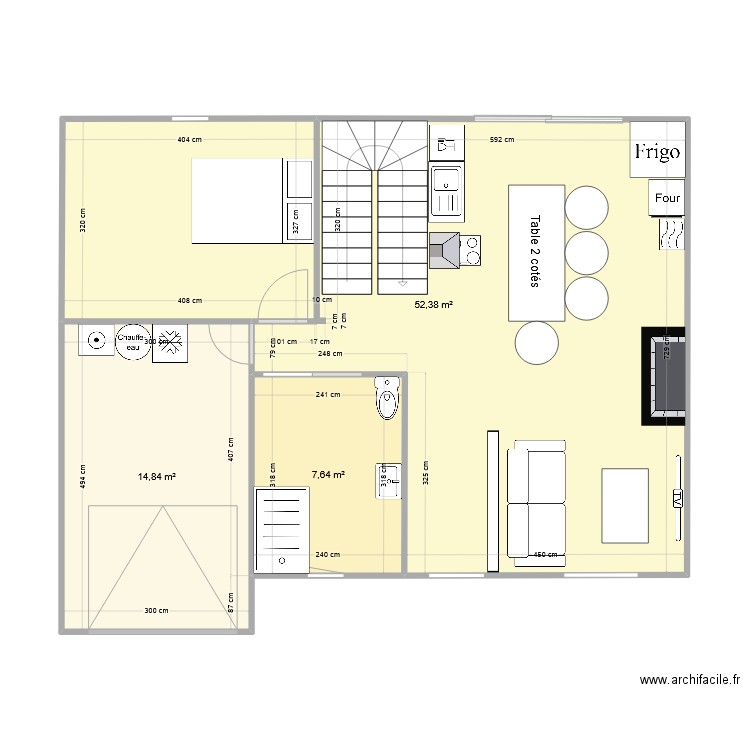 L 2. Plan de 0 pièce et 0 m2