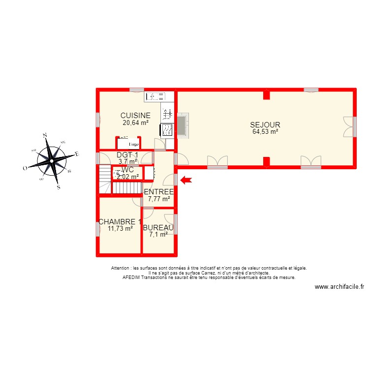 BI 8723 - RDC. Plan de 0 pièce et 0 m2