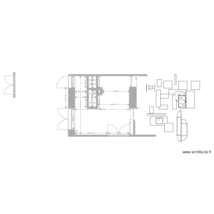 cuisinI. Plan de 0 pièce et 0 m2