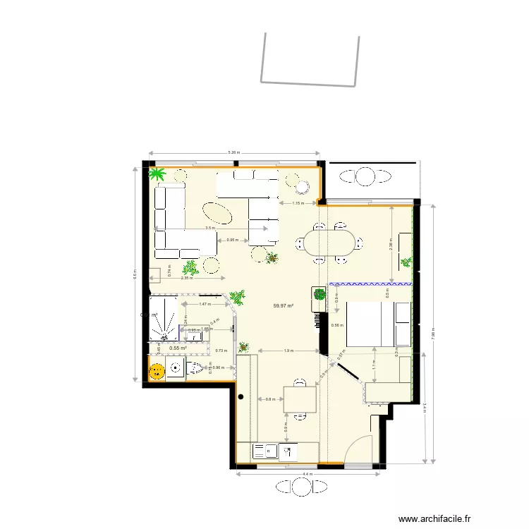 Lisa J&eacute;r&eacute;mie v824. Plan de 