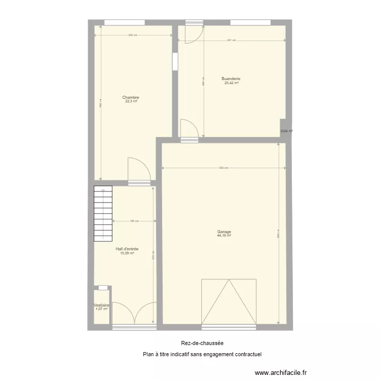 nation unies 75 rez de chauss&eacute;e . Plan de 