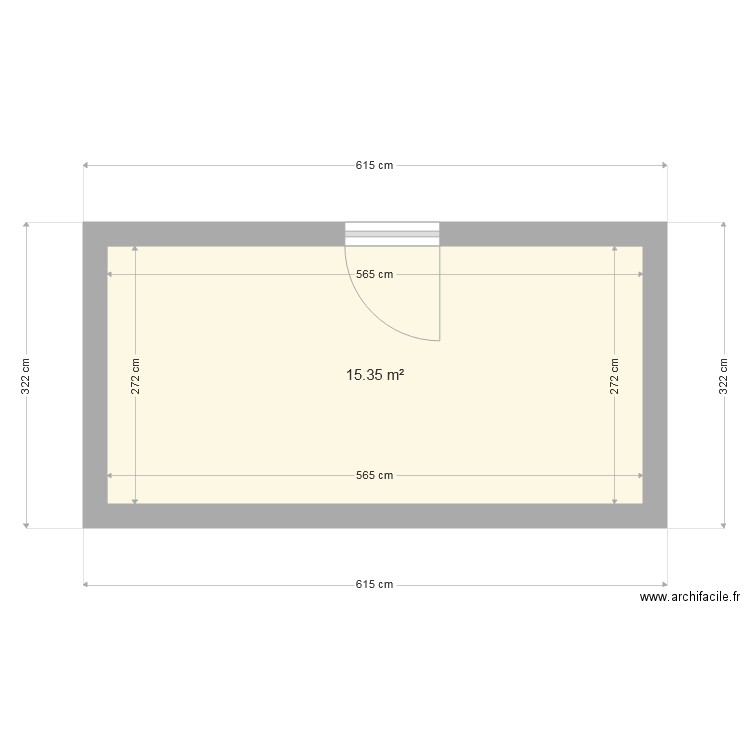 projet studio duplex. Plan de 0 pièce et 0 m2