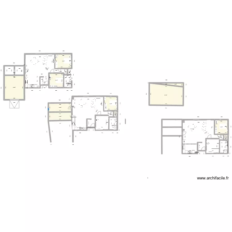 Projet pleinpied22700bis. Plan de 