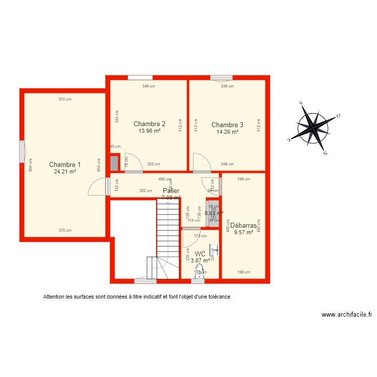 BI 6052 étage côté. Plan de 0 pièce et 0 m2