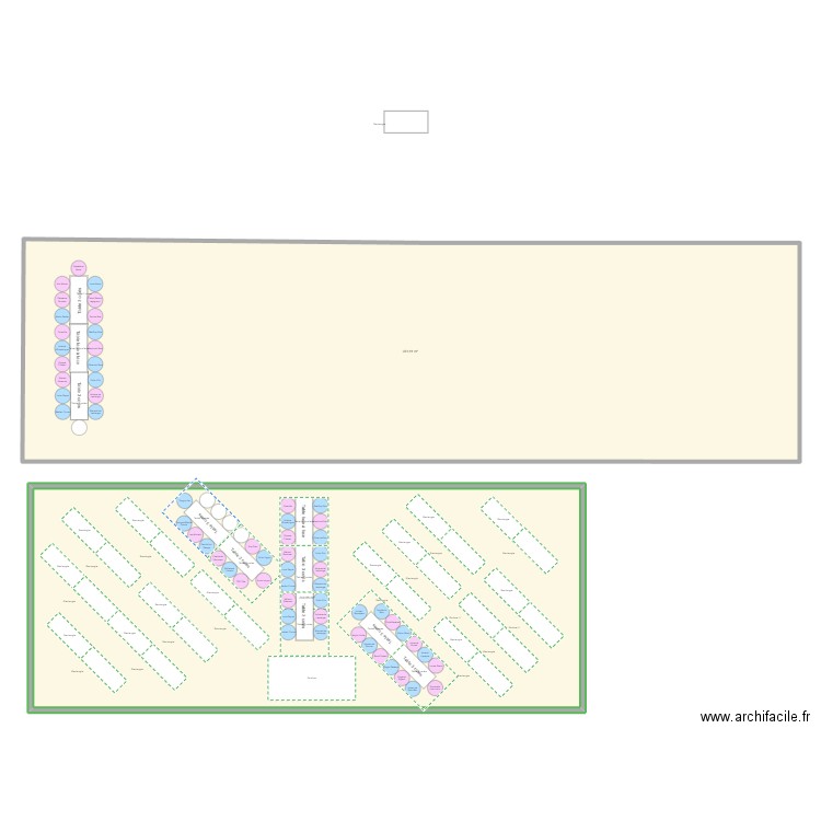 Plan de Table Mariage D&PH. Plan de 2 pièces et 602 m2