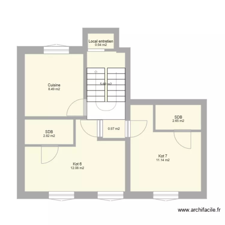 2ème étage. Plan de 2ème étage. Plan de