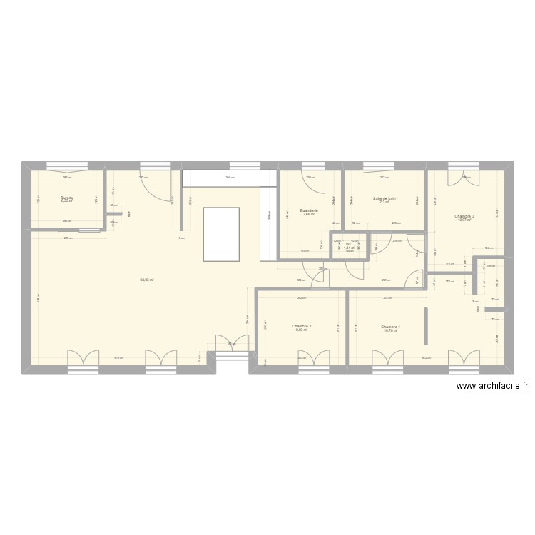 maison. Plan de 0 pièce et 0 m2
