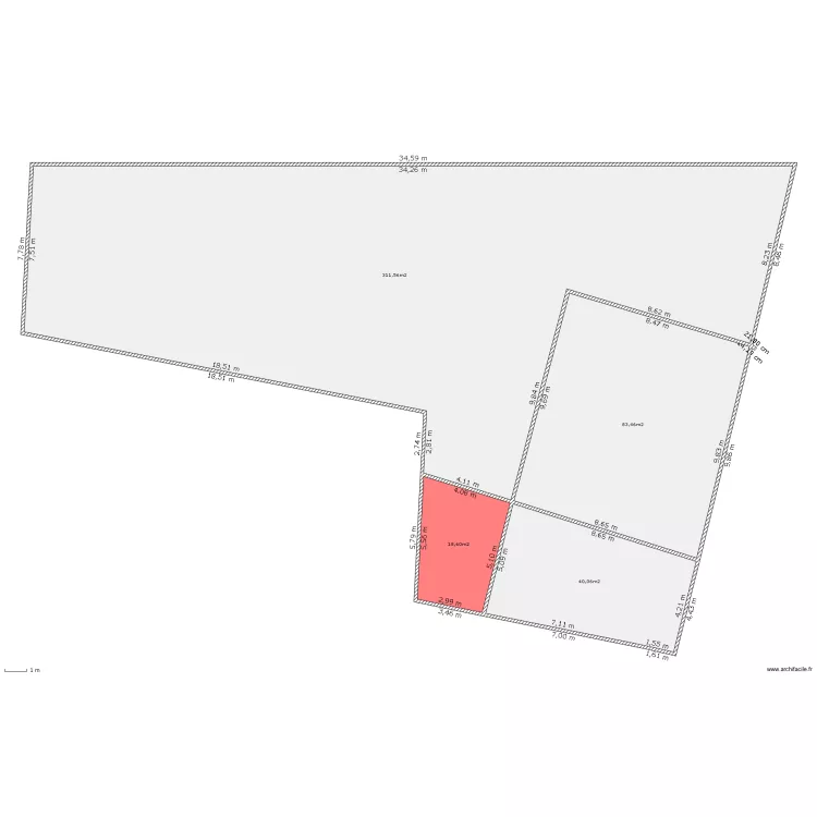 MAISON BOUCAU. Plan de MAISON BOUCAU. Plan de