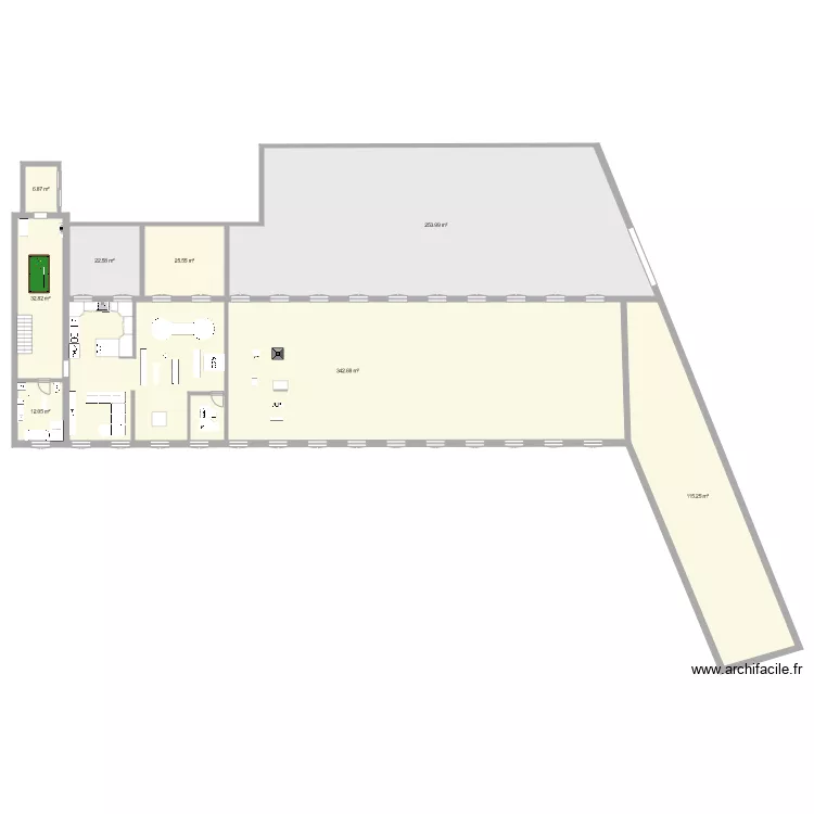 Loft Fred 1BIS. Plan de 