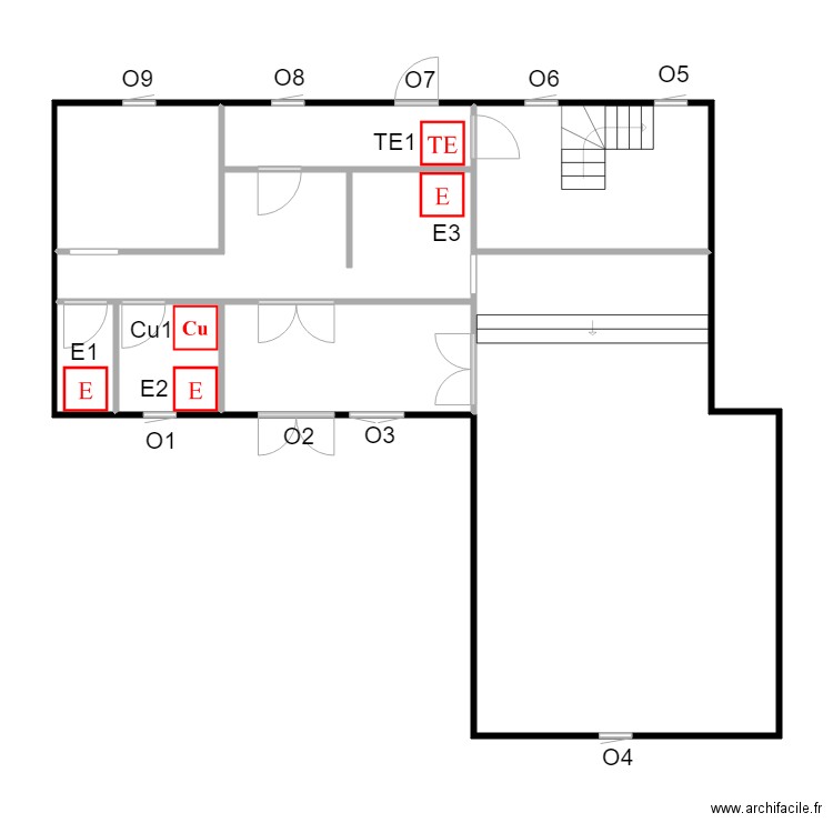 ABC0034logement. Plan de 0 pièce et 0 m2