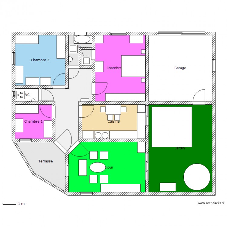 Maison de rève. Plan de 0 pièce et 0 m2