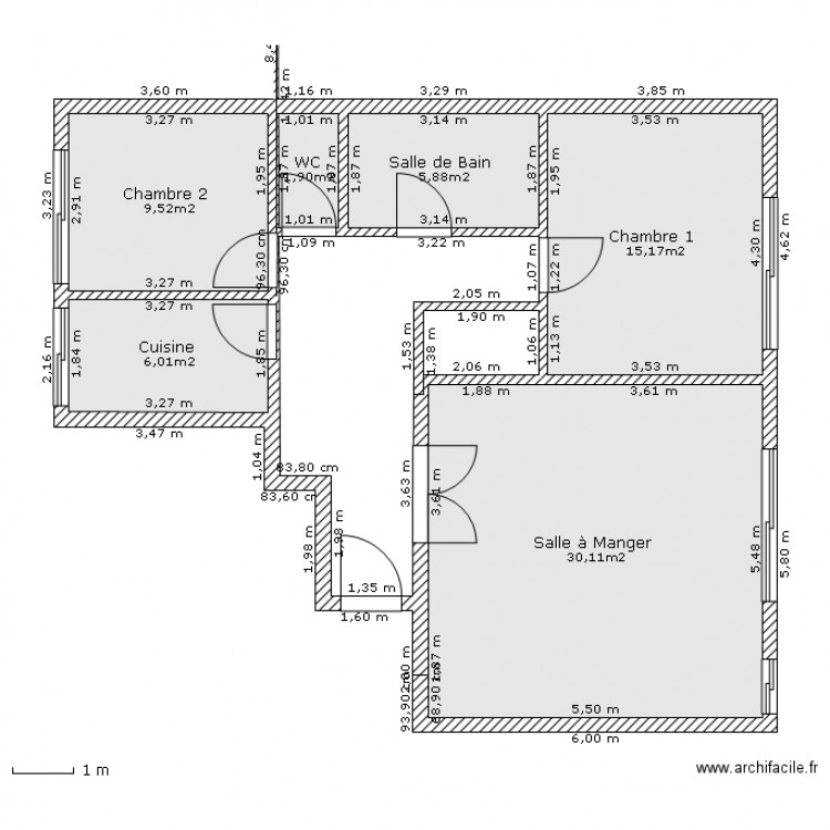 Annick. Plan de 0 pièce et 0 m2