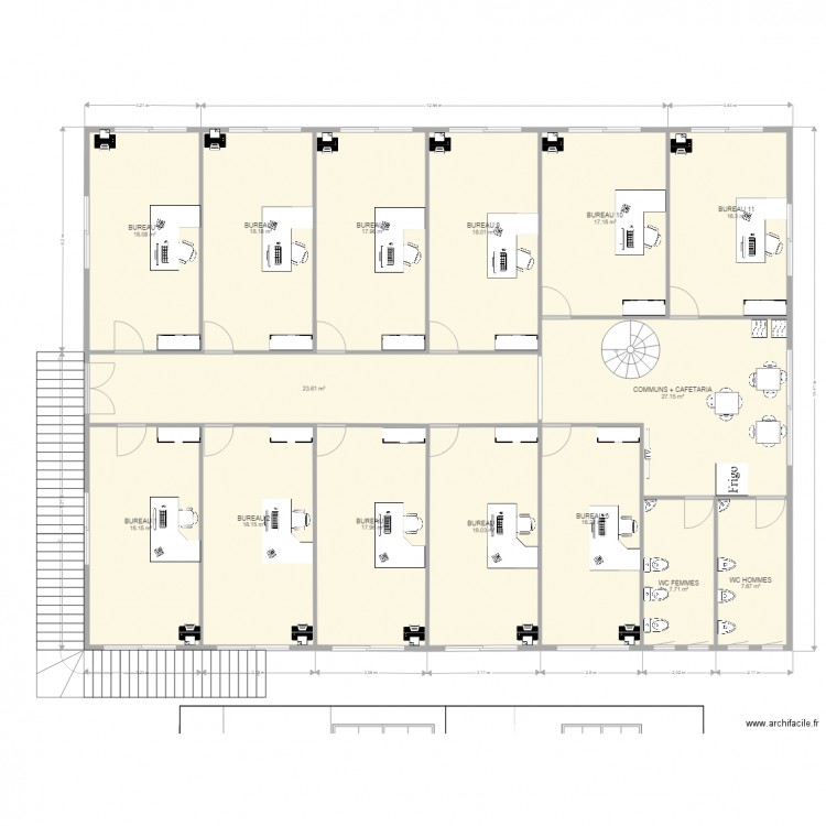 RDC CENTRE 2. Plan de 0 pièce et 0 m2