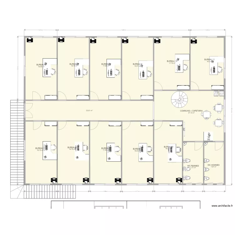 RDC CENTRE 2. Plan de RDC CENTRE 2. Plan de
