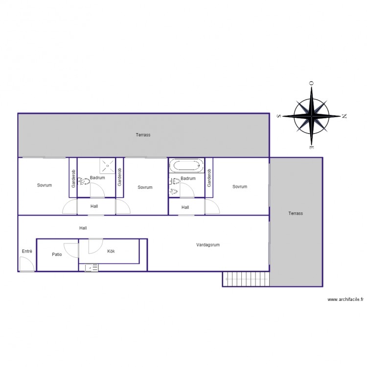 Planritning Av Purisima . Plan de 0 pièce et 0 m2