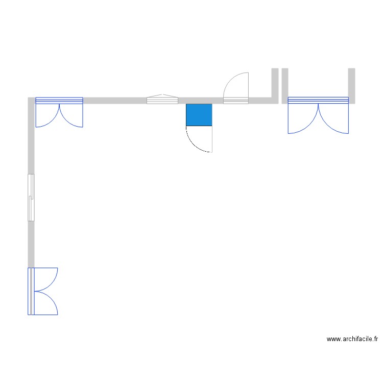 Extérieur Magasin. Plan de 0 pièce et 0 m2