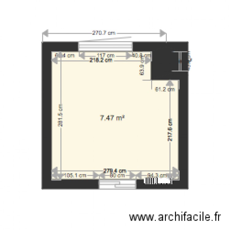 DRESSING. Plan de 0 pièce et 0 m2