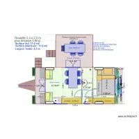 Roulotte 550 cm 4 places E