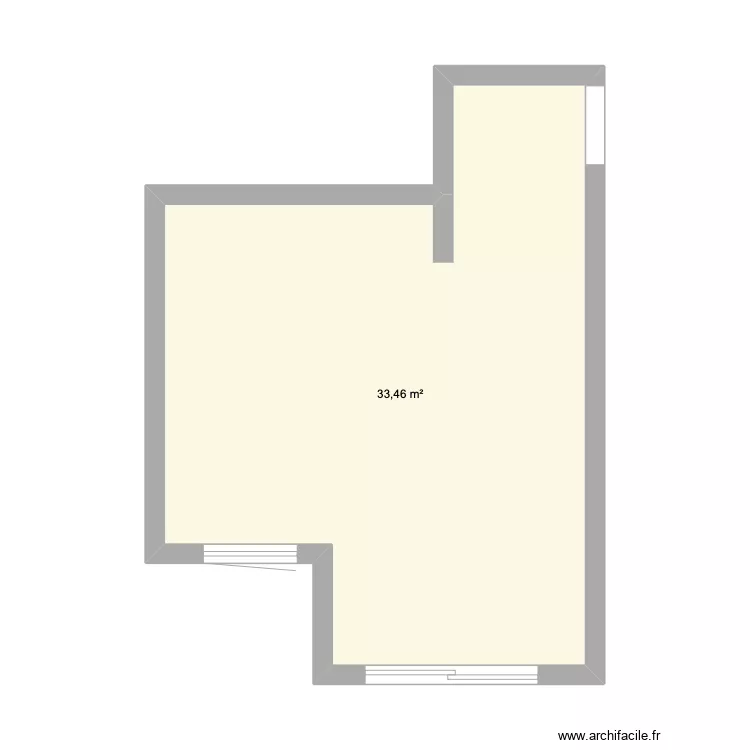 Nice parents blanc. Plan de 