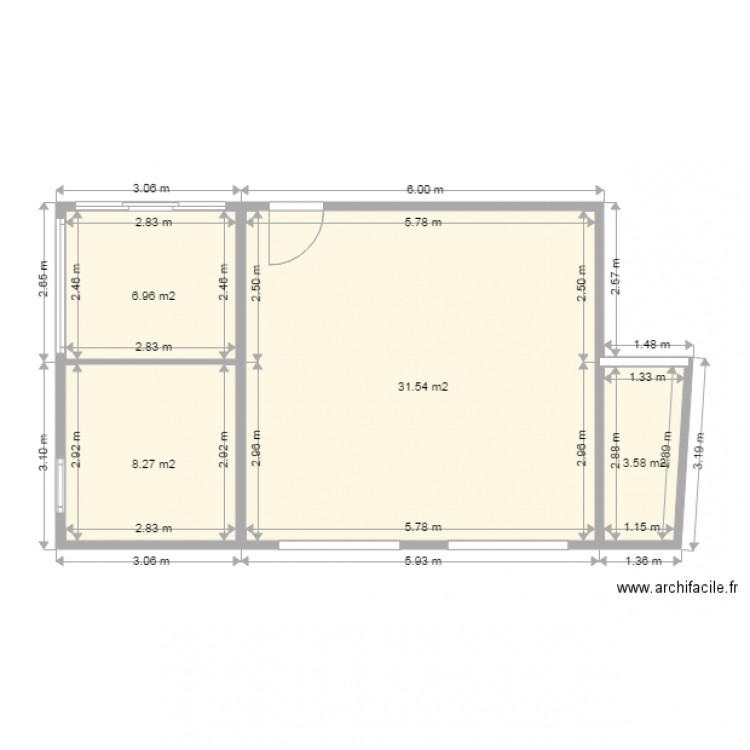 GARAGE. Plan de 0 pièce et 0 m2