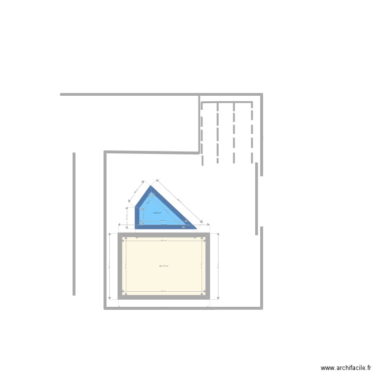 garge c. Plan de 0 pièce et 0 m2