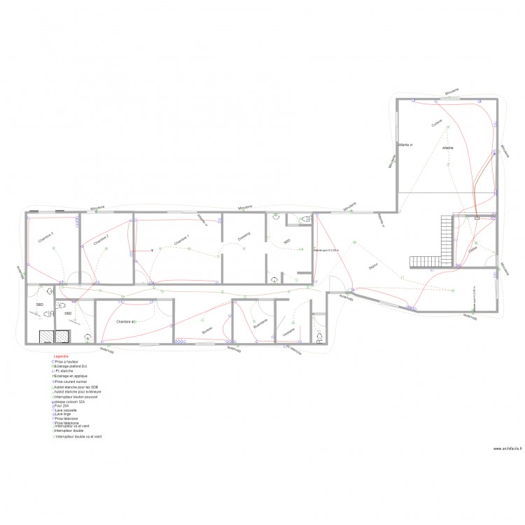 VILLA. Plan de 0 pièce et 0 m2