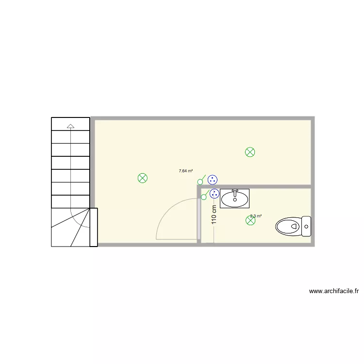 SOUS SOL KREMLIN. Plan de 