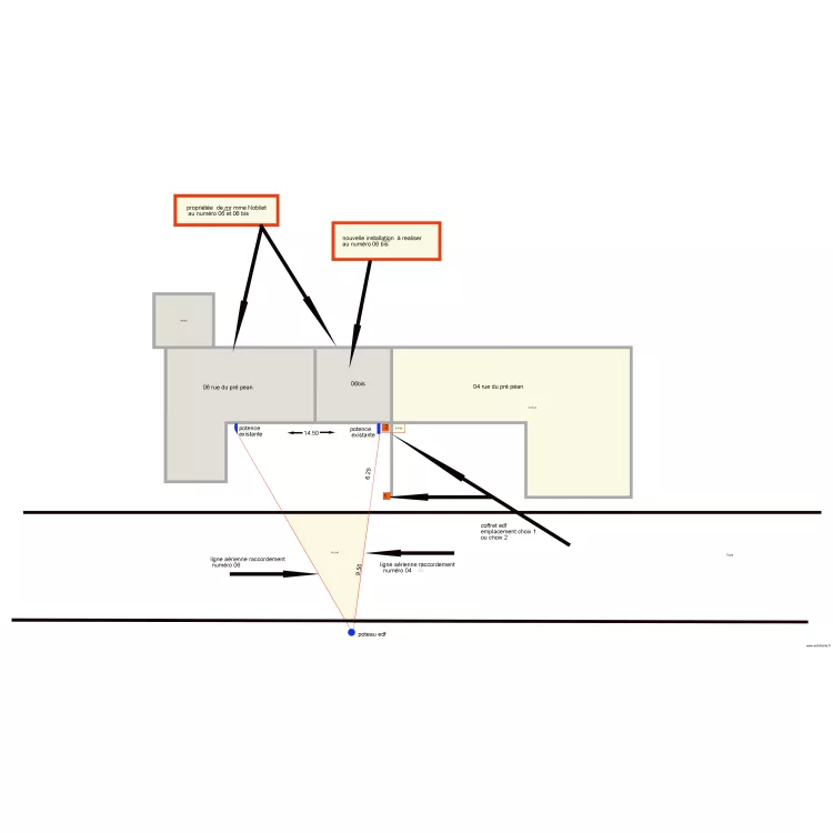 plan de masse 1. Plan de 